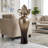 Small Oversized Vase With Metal Flower Toppr-116145241