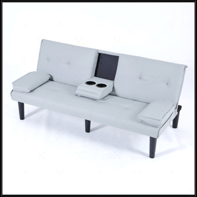 67-Inch PVC Multi-Functional Sofa Bed