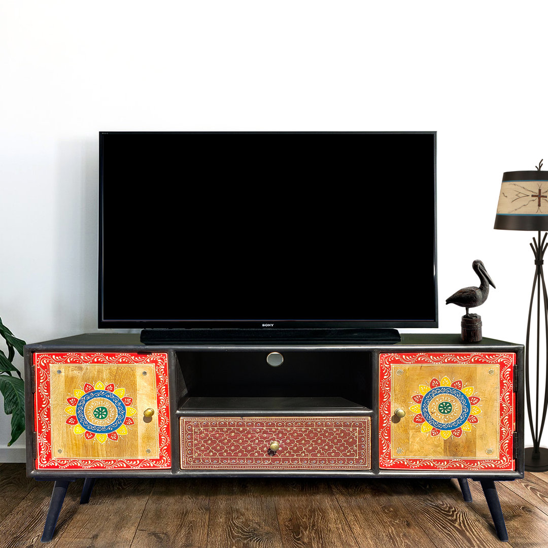 Andesine Unfinished TV Stand for TVs up to 58" World Menagerie