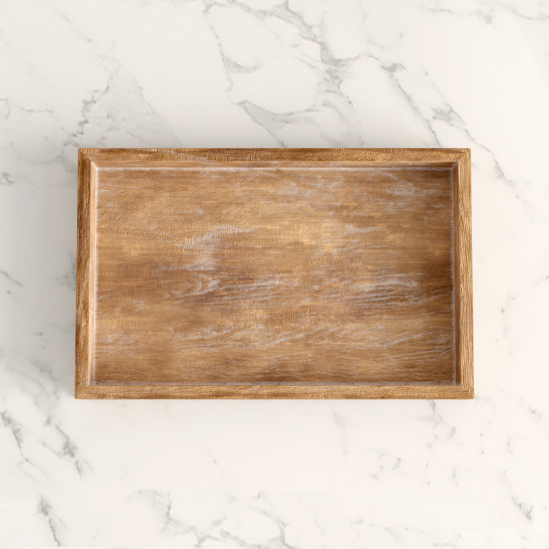 Plateau de service en bois Iredell