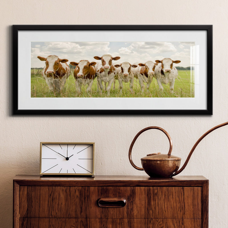 The F-Side - Single Picture Frame Print, Black