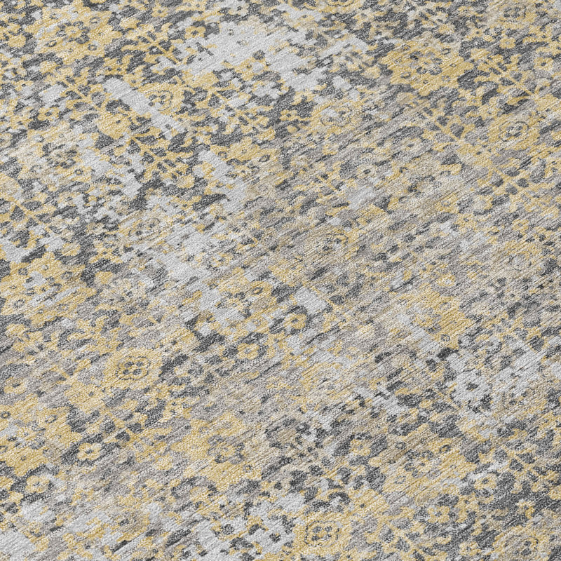 Tapis lavable à la machine intérieur / extérieur ACN2931, Gray, 3' x 5'