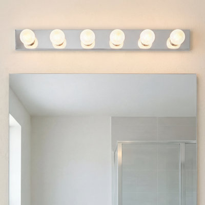 Chairez Chrome 36-inch 6-Light Bath Bar