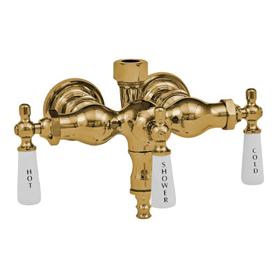 Tub Mount Diverter Faucet for Shower Riser by Strom Living