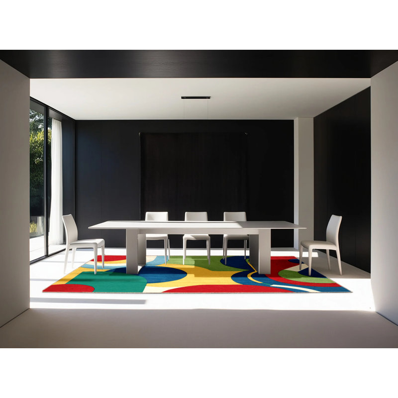 Lively Hop Rug, Square 3'