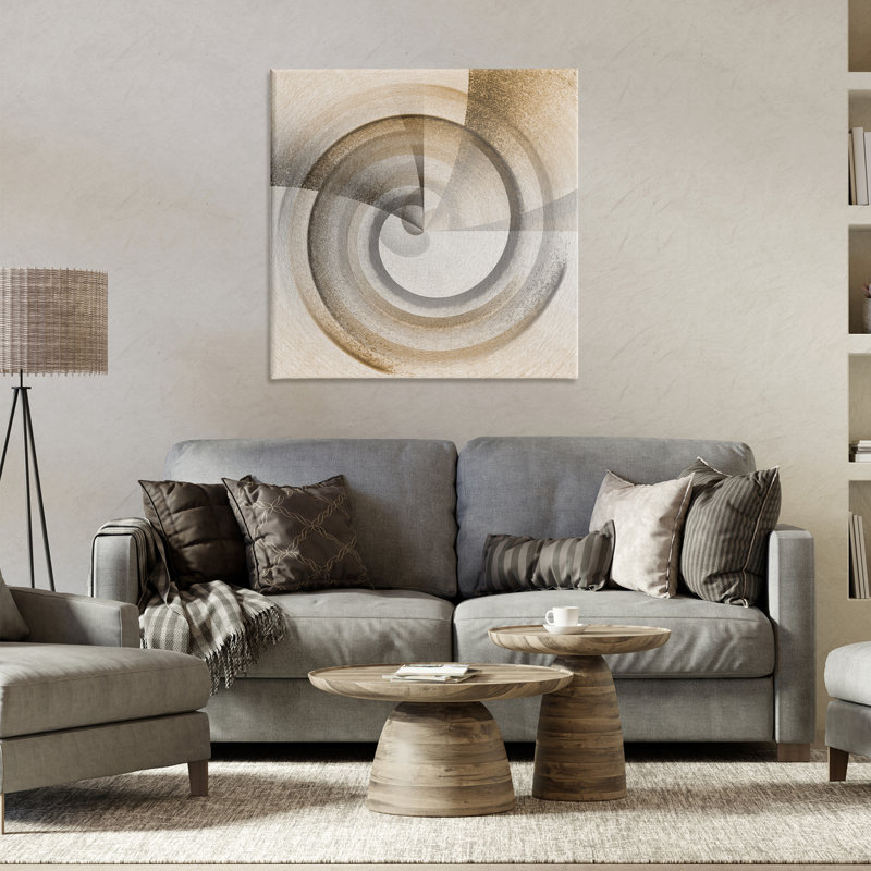 Spinning Centric Circle Canvas Wall Art by Noah Bay, 30" H x 30" W