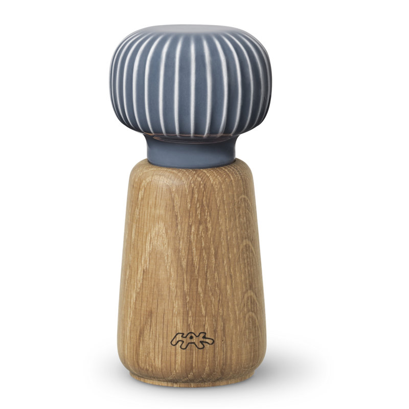Hammershøi Salt & Pepper Mill, 5.7" H x 2.6" W x 2.6" D, Anthracite Gray