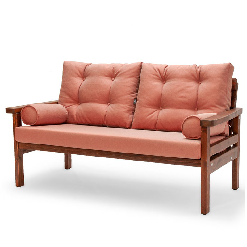 Banc en bois Dado, Rose