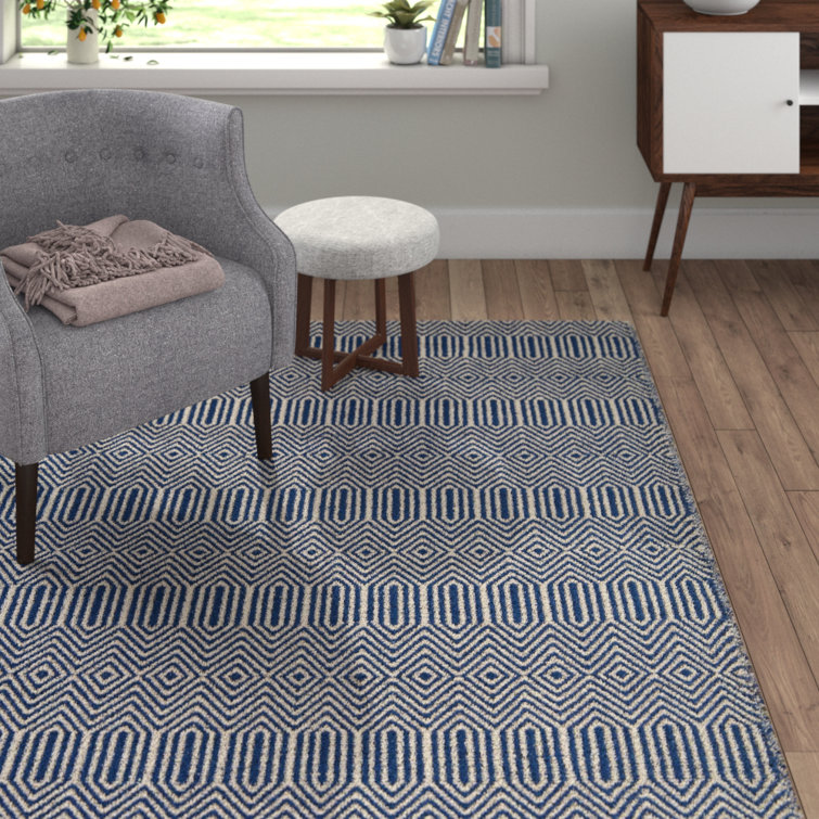 Aailyah Geometric Flatweave Area Rug