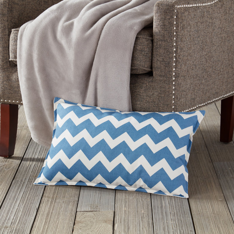 Indoor Rectangular Pillow Cover & Insert, Light Blue