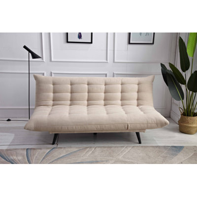 Stalbridge Twin 71.65 " Upholstered Convertible Sofa