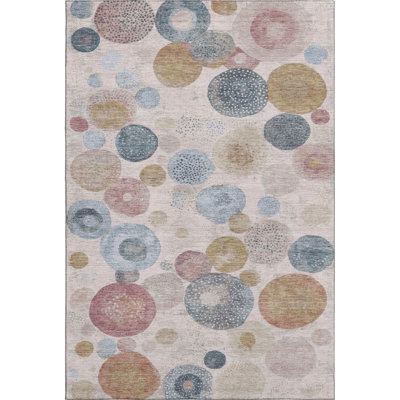 Premium Machine Washable Jakiyra AMF1896 Geometric Rug