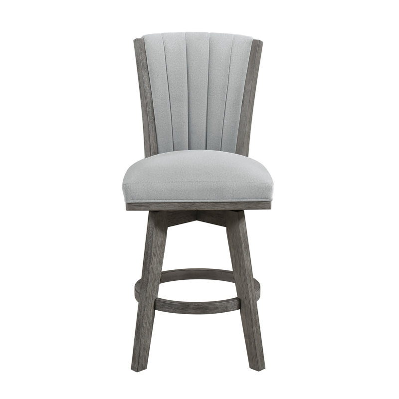 Jordanmichael Tufted Upholstered Side Chair, Counter Stool (24” Seat Height)