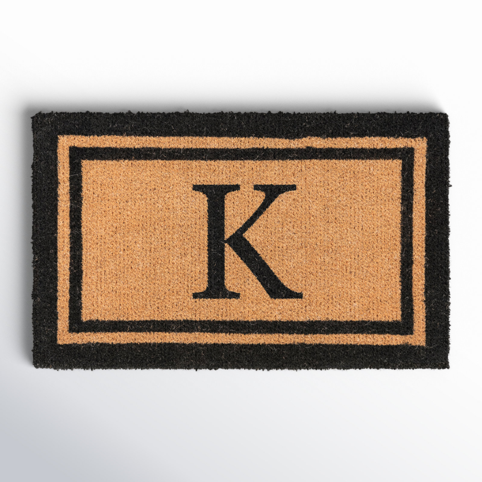 Birch Lane™ Sanka Your Own Monogrammed Welcome 36 in. x 22 in. Outdoor Door Mat & Reviews | Birch Lane