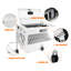 16 armoires de station de charge - verrouillables, blanches, pour, bureau, magasins et charges jusqu'à 16 appareils portatifs 16 ordinateurs portables / tablettes-2138300120