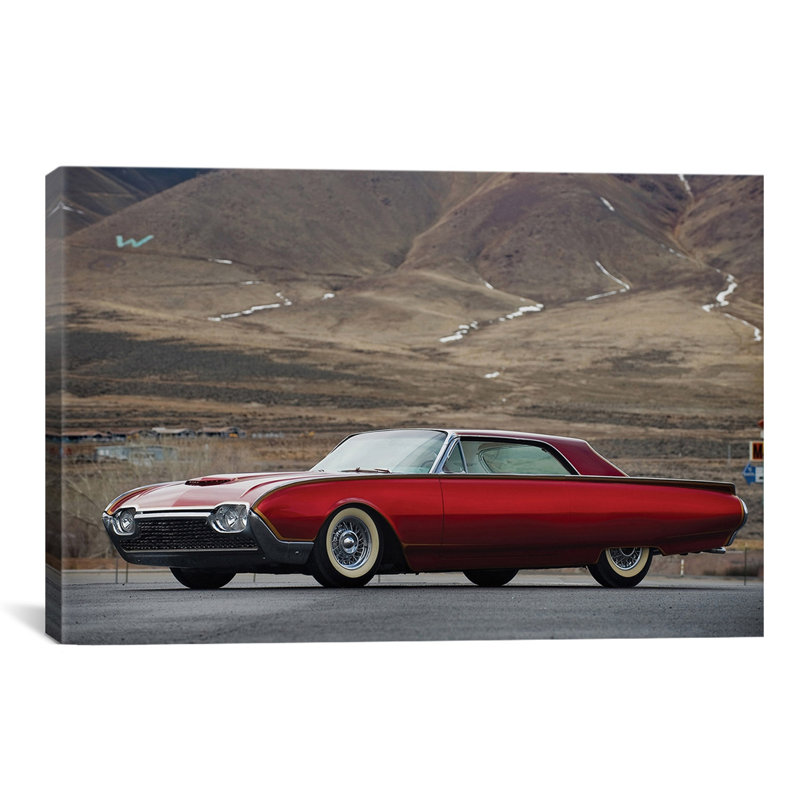 «Ford Firestar Custom Thunderbird» par Lyall, reproduction de photo sur toile, H 26 po x l 40 po x P 1,5 po