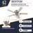Briteny 42'' Ceiling Fan with Light Kit-953916484
