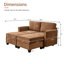 Canapé modulaire 5 pièces Zhariya-1084774573