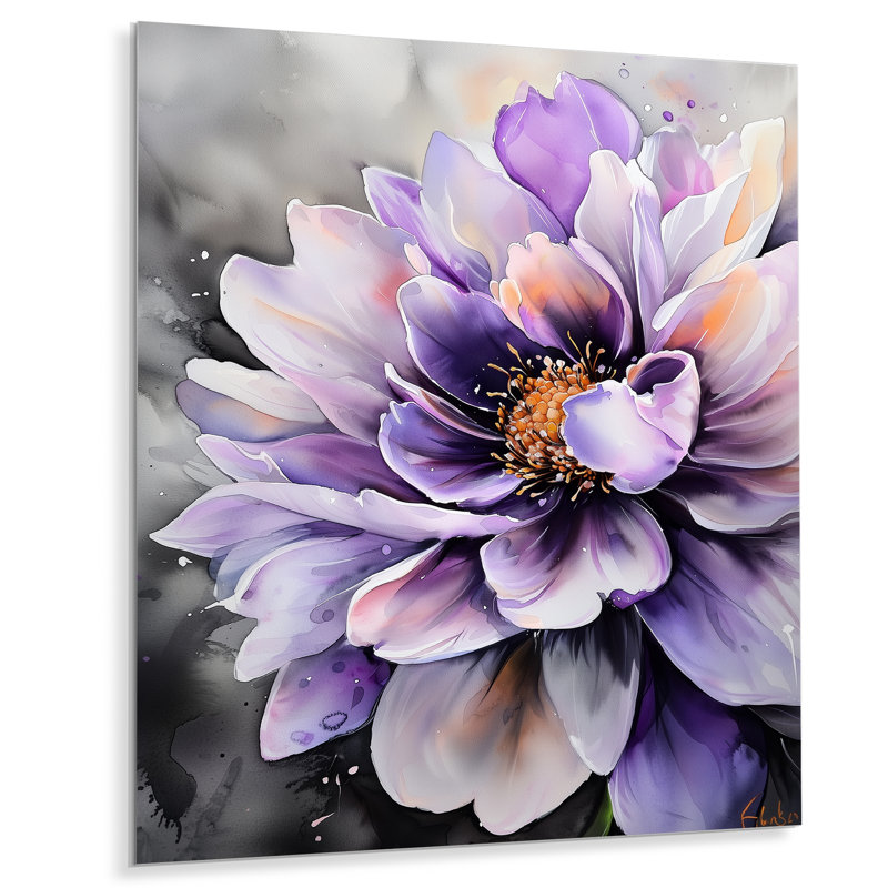 Floraison du cosmos des fleurs d'été III - Botanicals, impression murale sur métal, H 20 po x l 12 po x P 0,84 po