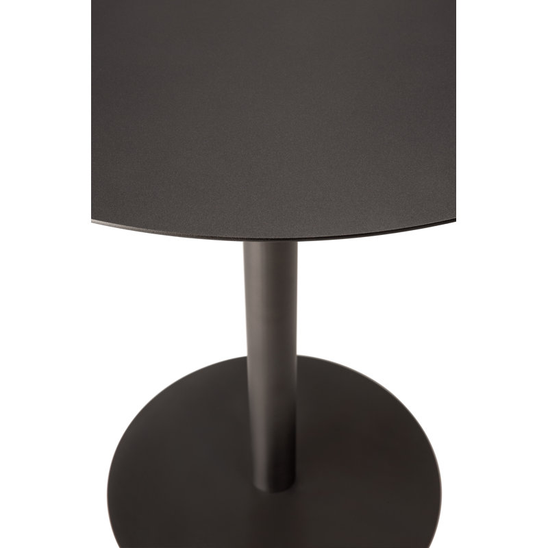 Blend dining table - metal top - Dark Bronze - Dark Bronze base - round 70/70/76, 30"H x 35.5"L x 35.5"W