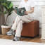 Repose-pieds en similicuir avec rangement en polyuréthane-215582373-217755459