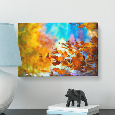 Autumn Leaves - Wrapped Canvas Painting