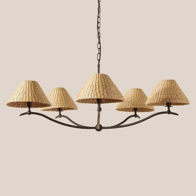 Bainbridge Chandelier, 5 Lights, 15" H x 41" W x 41" D
