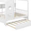 Lit double en bois avec lit gigogne-336668422-336668425