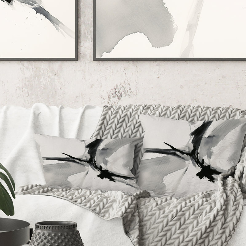 Coussin abstrait Abstract Neutral IV - Abstract Shapes