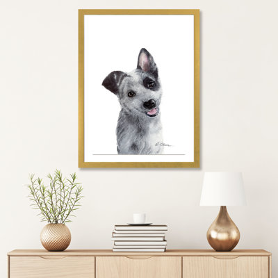 «Heeler Puppy» par Watercolor Luv - reproduction d'art
