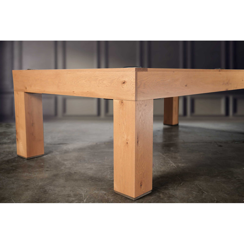Doc & Holliday Parsons Pool Table In Rustic White Oak