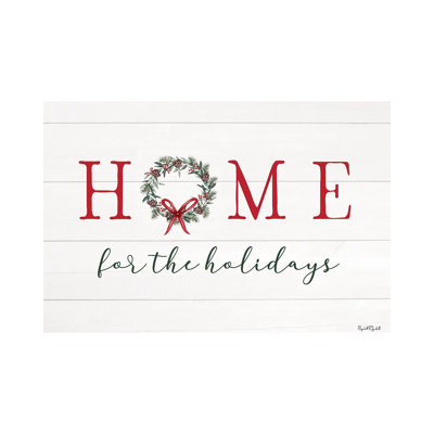 Home For The Holidays - Wall Art Print - Wrapped Canvas