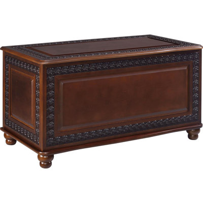 Traditional Chest In Rich Deep Tobacco With Interior And Space Ample Inner