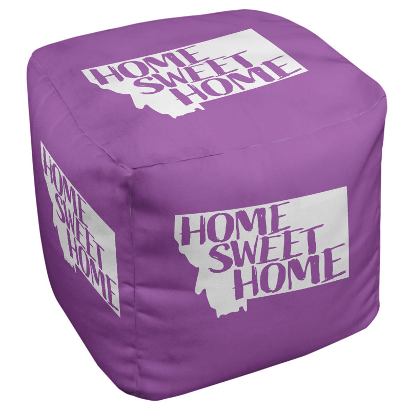 Repose-pieds à cubes montana the home, Violet