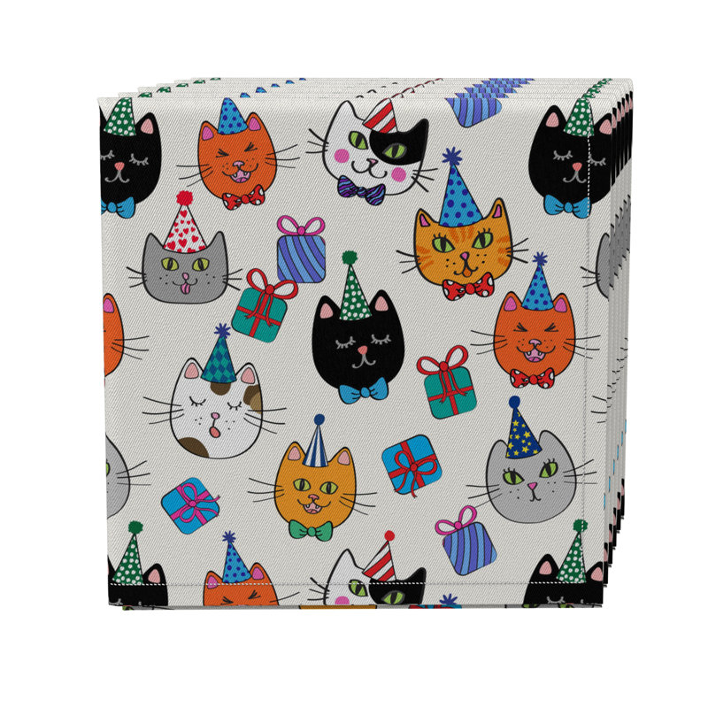 Cotton Twill Animals/Nature Square Napkin