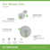 Dia HydroMersion Multi Spray Single Handle Shower Faucet Trim Kit