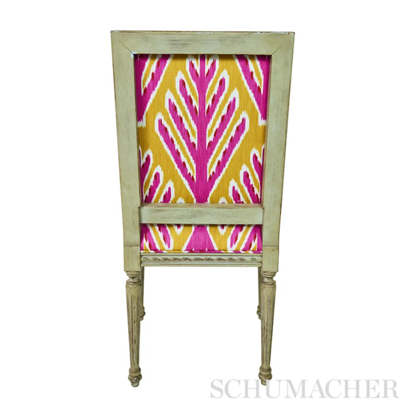 Schumacher x Johnson Hartig Bodhi Tree Fabric, Yellow/Pink