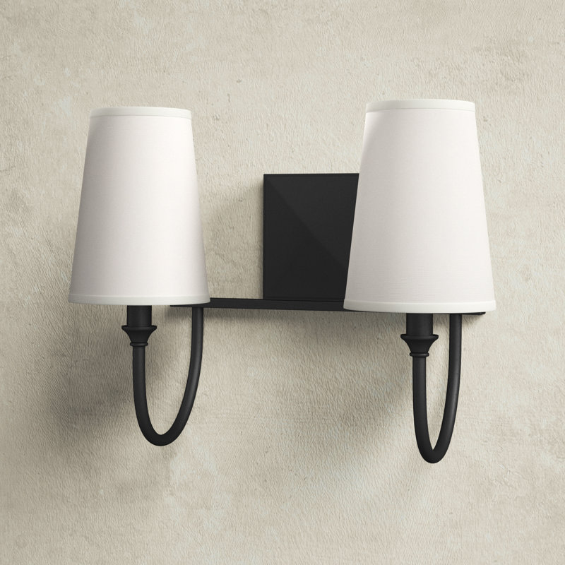 Alata 2 Light Dimmable Vanity Light, Matte Black