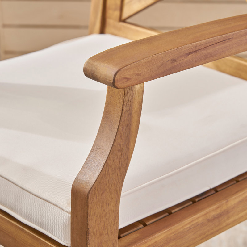 Bois - Splendide dossier croisé, coussins d'eau, 45,68 po de hauteur, assemblage, de 2, dossier, eau, H extérieur, Beige/brun