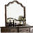 Baudouin Weathered Oak Finish Mirror