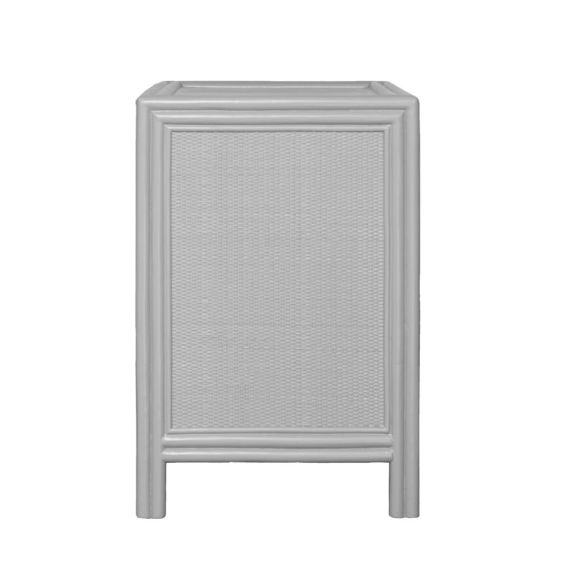 Aruba 1 - Drawer Nightstand, Light Gray
