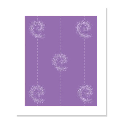 Unique Swirl Stitch' Wall Decal