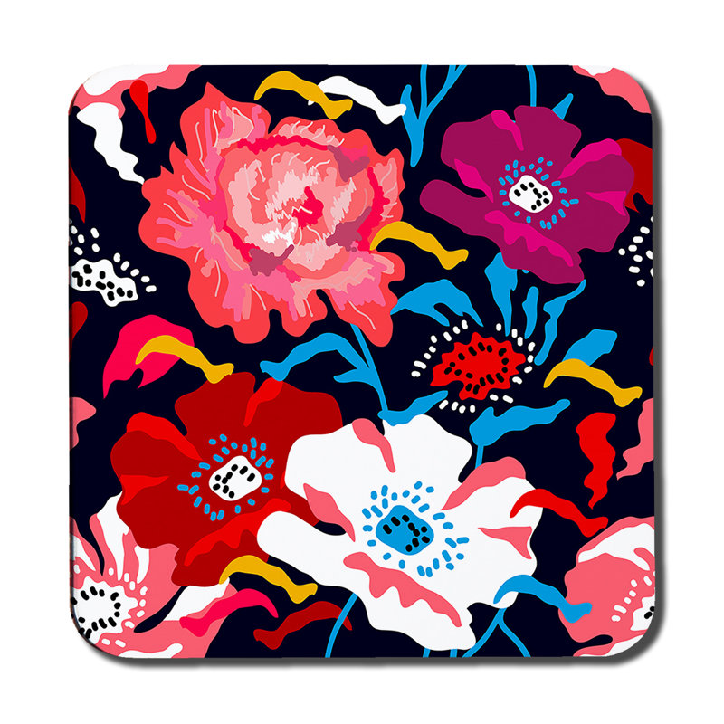 Square 6 Piece Coaster Set