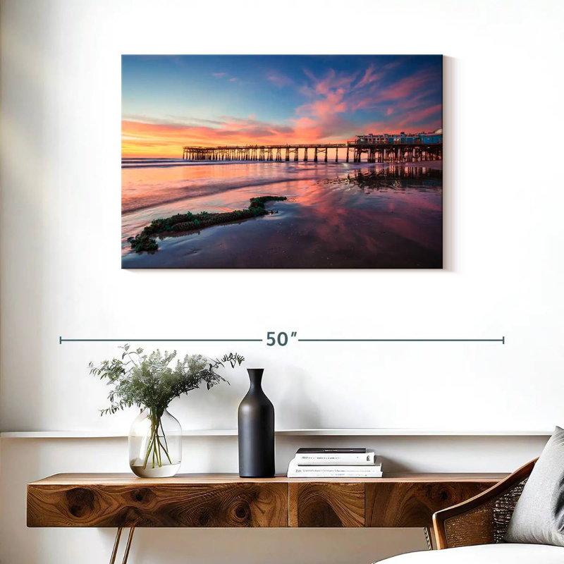 Cocoa beach pier sunrise Aletra, H 24 po x l 36 po