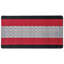 Non-Slip Black-Red Indoor Area Rug – Washable Large & Small Door Mat, Hallway, Bedroom & Kitchen Floor Mat-135711824