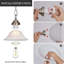 Luminaire suspendu rétro avec fonction à intensité variable, cordon de 16,4 pi et chaîne de 14,7 pi, lampe en nickel brossé pour la cuisine, la chambre à coucher et le salon-2054066244