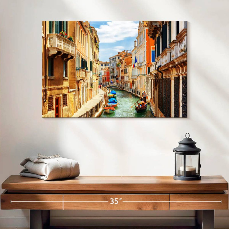 Ravi Rio Marin Canal, 16" H x 24" W