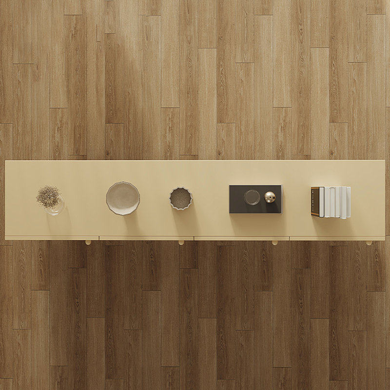 Cream style simple modern TV cabinet