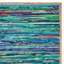 Tapis abstrait en coton et jute tissés à la main Naveen-1460857282