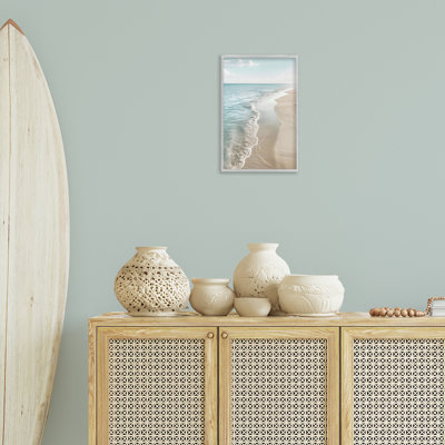 Estampe numérique sur le rivage tranquille, design par LSR Creative Studio